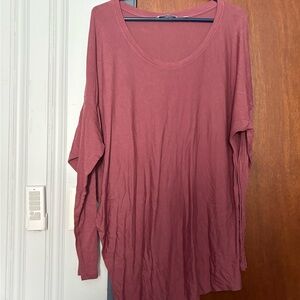 Athleta dolman sleeve Mauve tunic (1X)